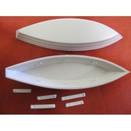 Lifeboat fittings measuring 26x90mm, ideal for enhancing model lifeboats with durability and precision.