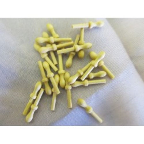High-quality 18mm belaying pins (20 pack) for model ships, ensuring secure rigging and enhanced authenticity.