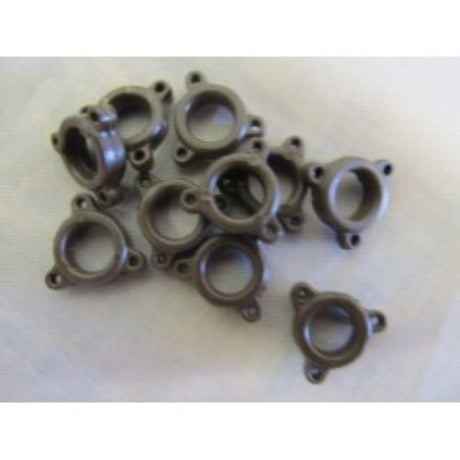 Precision-engineered turnbuckles (10 pcs) for rigging and adjusting tension in model boats and yachts. Durable marine fittings.