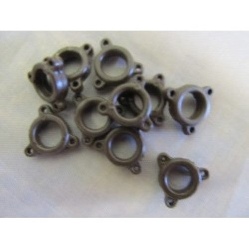 Precision-engineered turnbuckles (10 pcs) for rigging and adjusting tension in model boats and yachts. Durable marine fittings.