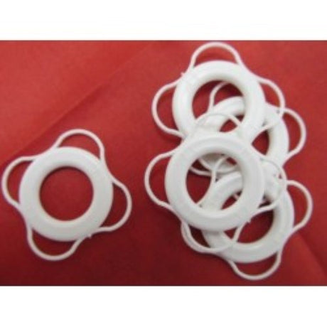 Life ring accessory for model boats, measuring 37x37mm, enhancing safety and authenticity with durable materials.