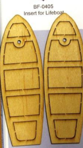 Premium Billing Boats lifeboat inserts, designed for model lifeboats, enhancing functionality and authentic appearance.