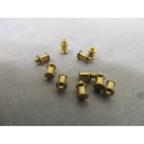 Bollard 3 x 5mm V for model boats, featuring a robust design for secure mooring and enhanced authenticity.