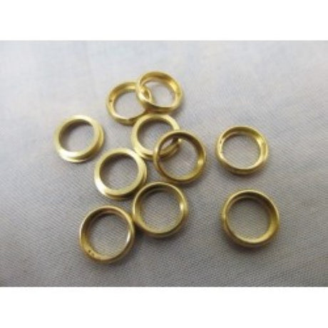 Brass portlight fittings, 11mm, durable and corrosion-resistant, ideal for enhancing boat aesthetics and ventilation. Pack of 10.