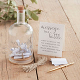 Botanical Wedding Guest Book Messages In Glass Bottle 10cm (W) x 23cm (H)