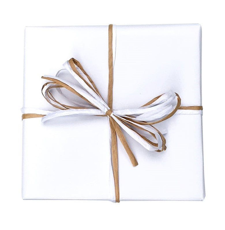 Wrapping Paper - 60cm White Gloss Wrap