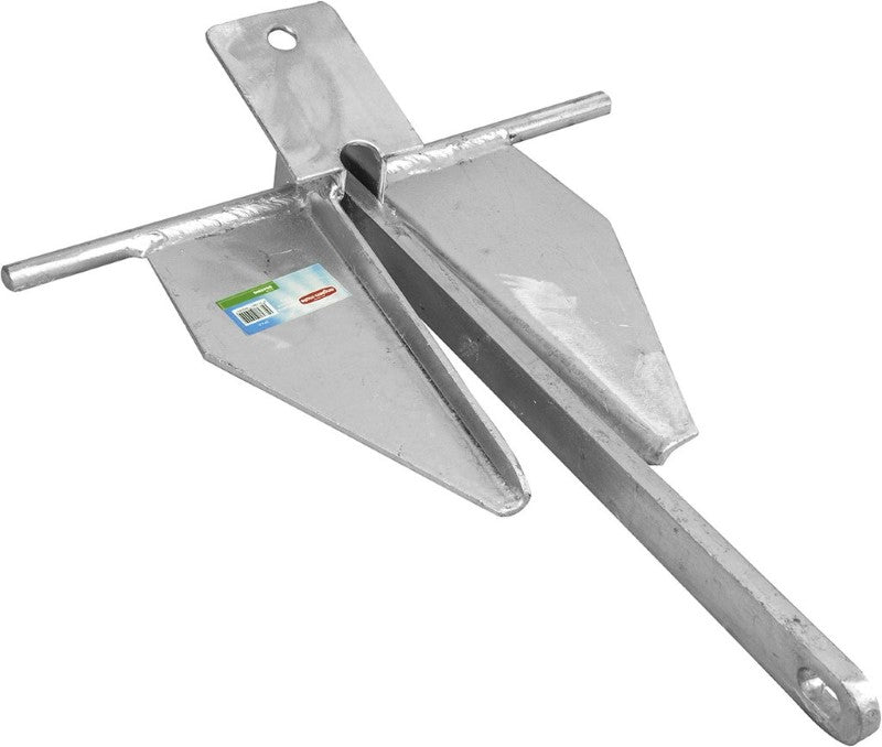 Danforth Anchor 4kg: Durable galvanized steel anchor for optimal stability on various seabeds, ideal for medium-sized boats.