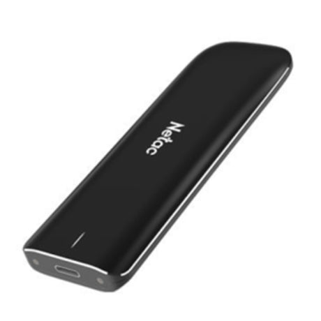 Netac ZX10 1TB External SSD in compact design, boasts up to 1050MB/s speed, USB3.2 interface, lightweight at 36.5g.