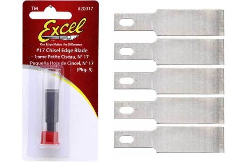 Hobby Tool - #1 Chisel Blades B17 Pk5