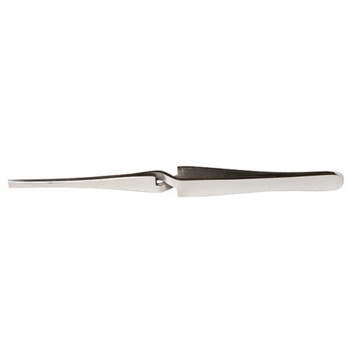 Self-closing tweezers with pointed tips, 6.5 inches long, perfect for precision handling in crafting and electronics.