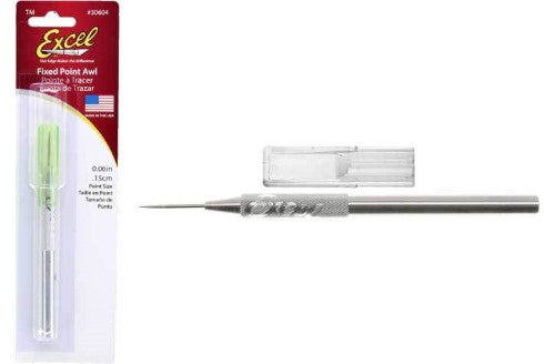 Multipurpose Needle Point Awl with aluminum body and steel tip, ideal for etching, marking, and crafting on various materials.