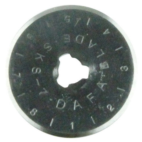 28MM carbon steel rotary blades for crafting, cutting through 6 layers, compatible with Excel and Olfa handles.