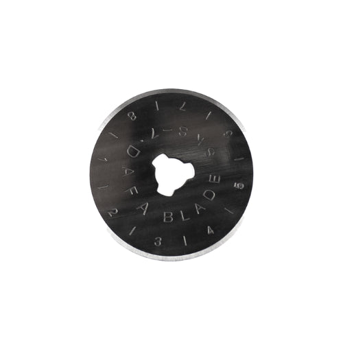 Hobby Tool 20mm rotary blade set for precise cutting through multiple layers of fabric and paper, fits Olfa style handles.