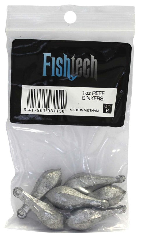 Stylish and durable 1oz reef sinkers designed for effective bottom fishing in various environments, ideal for all anglers.