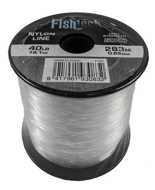 Fishtech 1/4 Pound Nylon Spool 40lb 283m