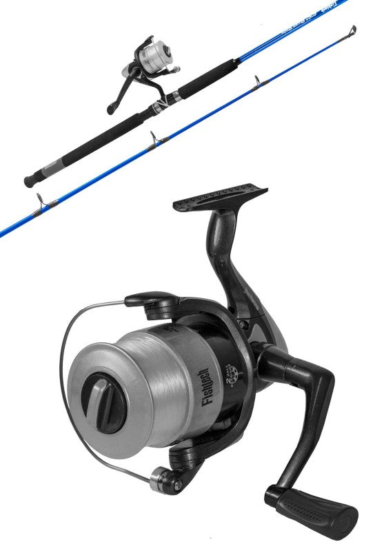 Image of Fishtech 6ft 6in Boat Spin Combo showcasing a sturdy rod and smooth reel designed for versatile fishing adventures.