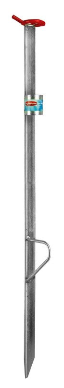 Sturdy 1200mm galvanised rod spike for secure surf rod placement, rust-resistant and ideal for all fishing conditions.