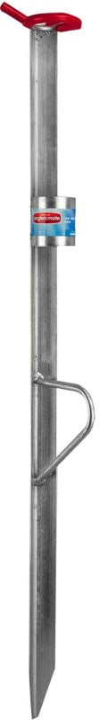 Galvanized rod spike, 800mm long, providing durable and stable support for surf rods in various fishing conditions.