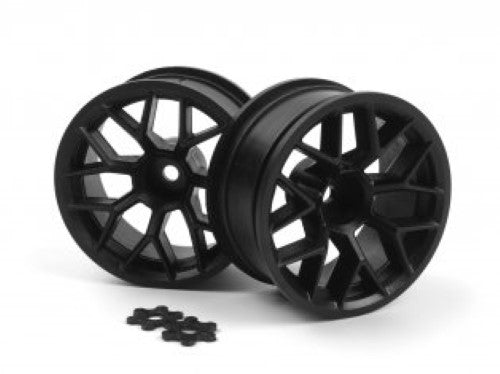 HPI Racing Radio Control Part - 1/10 W: RTR 6mmOS Black (2)