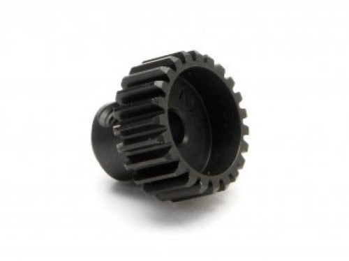 23T pinion gear (48DP) for RC vehicles, enhancing speed and torque with precision-engineered durability.