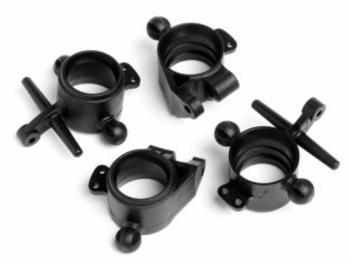 HPI Racing E10 Hub Carrier set for RC cars, enhancing stability and handling for improved performance on any terrain.