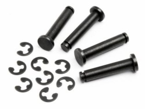 HPI Racing Flanged Shaft 3x13mm set of 4 for radio control vehicles, ensuring stability and precise movement in RC models.