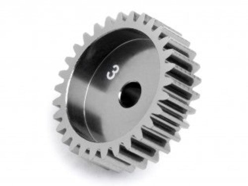 HPI Racing 30T pinion gear for RC cars, enhancing acceleration and top speed for optimal racing performance.