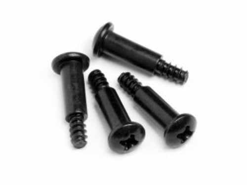 HPI Racing Step Screw M3x16mm pack of 4, durable hardware for RC vehicle upgrades and performance.