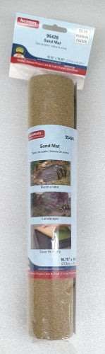 Hobby Model Scenery Sand Mat, 273x412mm, ideal for realistic dioramas and landscapes with a textured sand finish.