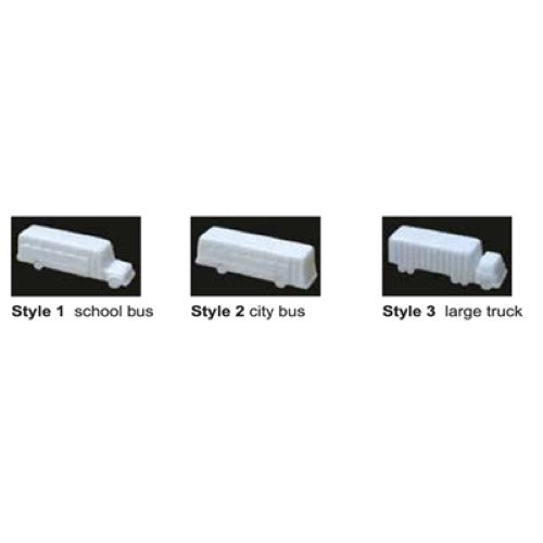 Hobby Model Scenery - 1/100 Bus & Truck White (3)
