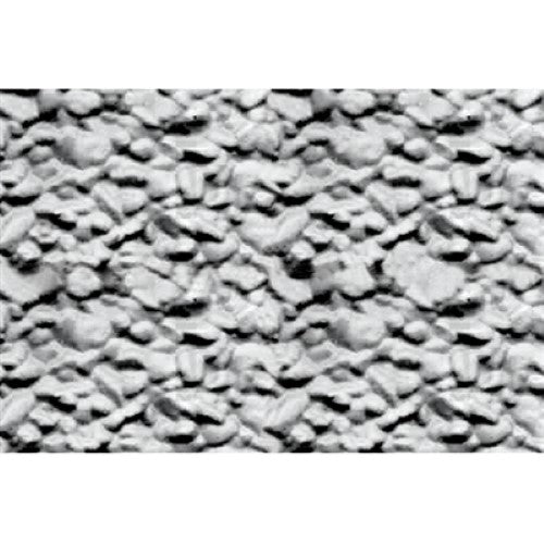 Realistic HO scale rock embankments, set of two, enhancing model railway landscapes with durability and detail.