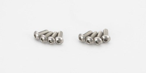 Kyosho Ttnm Hex BH Screws (M3x8) - set of 8 titanium screws for enhanced performance and durability in RC cars.