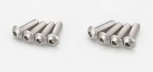 Durable Kyosho Ttnm Hex BH screws (M3x10) for RC models, ensuring reliable assembly and performance in 8-piece set.