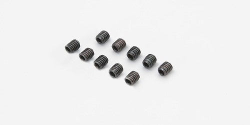 Kyosho Hobby Grub Screw set of 10 M4x4 for secure fastening in RC models, made from durable materials for optimal performance.