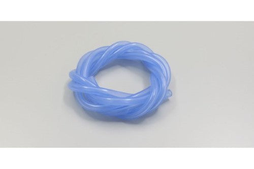 Blue silicone tube for RC vehicles, 2.3mm x 1000mm, durable and flexible, perfect for fuel and air lines.