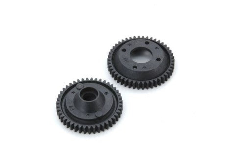 Precision-engineered 2-speed gears for Kyosho Inferno GT, enhancing acceleration and top speed performance in RC cars.