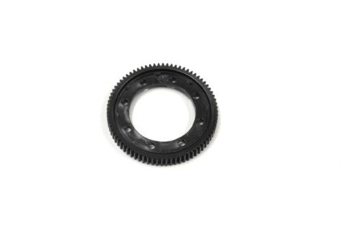 Kyosho ZX6.6 Spur Gear 48P 76T, high-performance gear for enhanced RC vehicle acceleration and drivetrain efficiency.