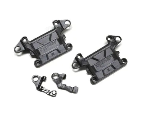 Front suspension arms for Kyosho MR-03, enhancing performance, stability, and handling for RC racing enthusiasts.