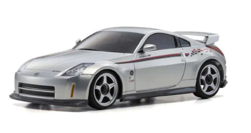Kyosho MR-03N-RM NISMO 350Z body shell, designed for precision fit and enhanced aesthetics in RC racing.