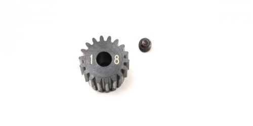 Kyosho Steel Pinion Gear 18T 48DP for RC vehicles, enhancing speed, torque, and durability in high-performance models.