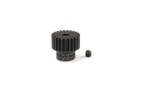 Steel Pinion Gear 23T 48DP for RC cars, designed for optimal torque, speed, and durability in racing and recreational use.