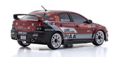 Kyosho MA-020 Lancer Evo X model car with AWD, designed for drifting, featuring VCS suspension and 2.4GHz transmitter.