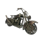 Copper motorbike ornament measuring H:17.5 x W:21 cm, perfect for motorcycle enthusiasts and home décor.