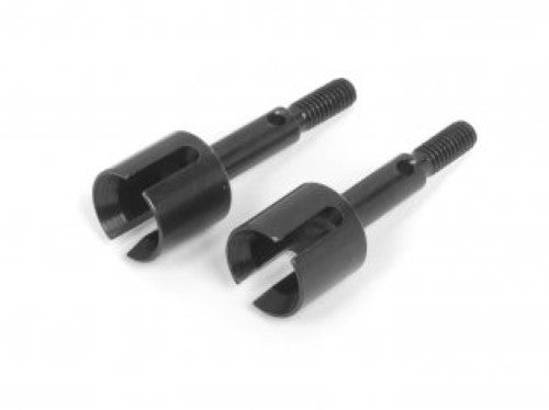 Maverick wheel axle set for RC cars, enhancing handling and durability for improved performance and speed.