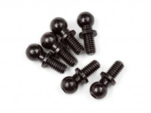 Maverick 2.5 x 4.5mm ball studs for RC vehicles, enhancing suspension and stability with six durable, precision-engineered parts.