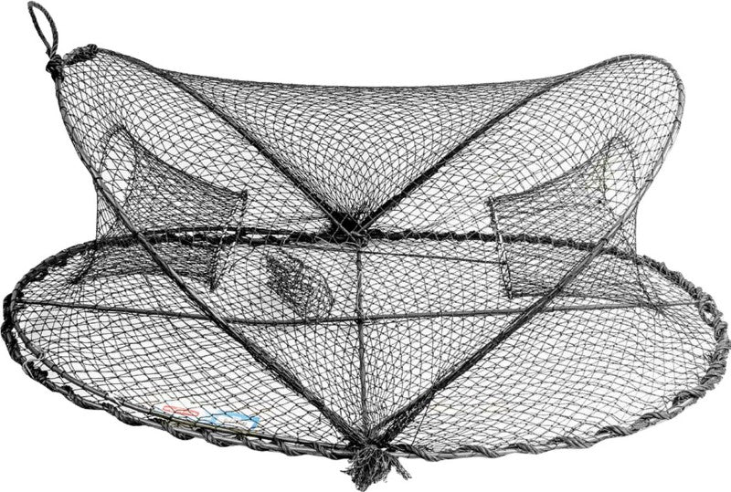 Anglers Mate Opera House Bait Trap, a foldable dome trap for capturing larger bait fish efficiently, dimensions 760x480x480 mm.