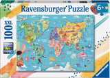 Ravensburger - Map of the World 100pc