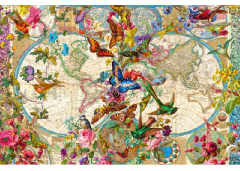 Ravensburger - Flora & Fauna World Map 3000pc