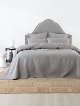 Bedspread Set Super King - Grey Lilou Bedspread Set By Savona