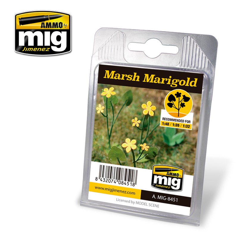 Ammo by MIG -  Dioramas - Laser Cut Plants - Marsh Marigold